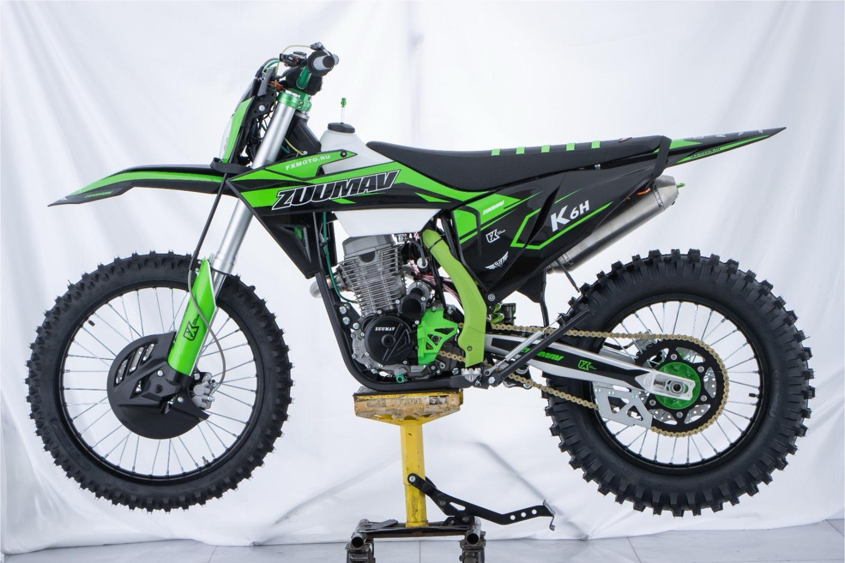 Мотоцикл кроссовый Zuumav K6H (300cc 4v) Green 21/18